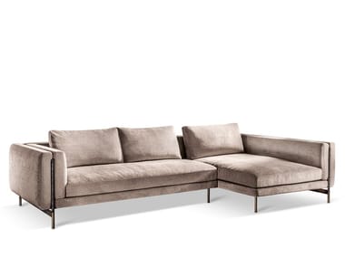 SHANGHAI - Corner fabric sofa by Cantori