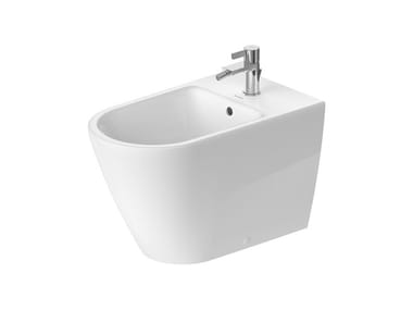 D-NEO - Floor mounted ceramic bidet with overflow by Duravit