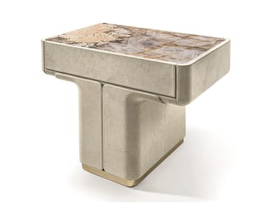 DO - Leather bedside table by Longhi