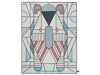 EULERO OUTLINE - Handmade rug with geometric shapes by CC-Tapis