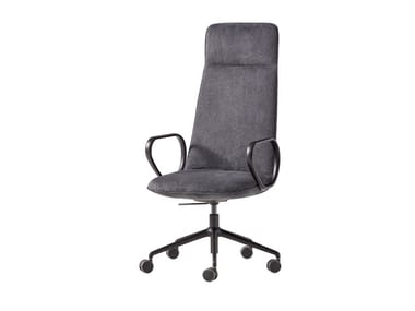 KORI - Height-adjustable executive chair with 5-spoke base with armrests by Inclass