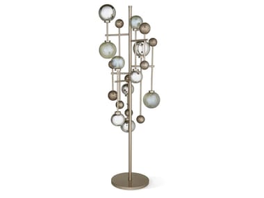 FLUXUS - Glass floor lamp by Sicis
