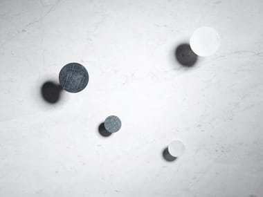 FONTANE BIANCHE - Wall-mounted marble wall hook by Salvatori