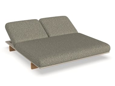 MILOS - Recliner fabric garden bed by Vondom