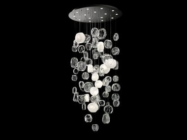 HANAMI - Venetian crystal pendant lamp by Barovier&Toso