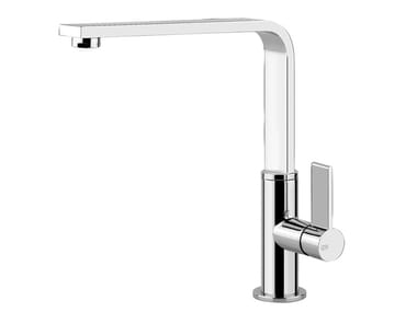 HELIUM MINIMALE - Single handle 1 hole brass kitchen mixer tap by Gessi