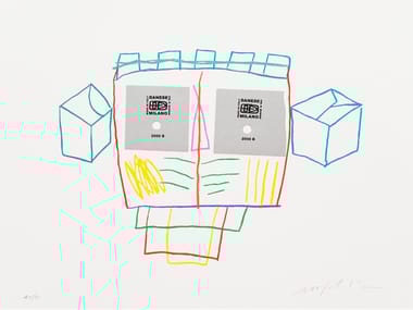 I VOLTI, SEI - Paper Silkscreen by Danese Milano