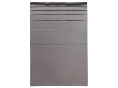 IMMAGINARIO - Rectangular striped fabric rug by Porro