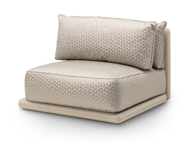ISLAND - Modular fabric armchair by Sicis