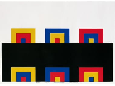 LE PORTE - 4 colours screenprinted on dropjet paper by Danese Milano