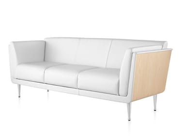 GOETZ - 3 seater leather sofa by Herman Miller