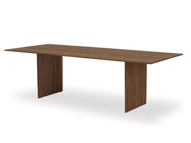 LIGHT - Rectangular solid wood table by Riva 1920