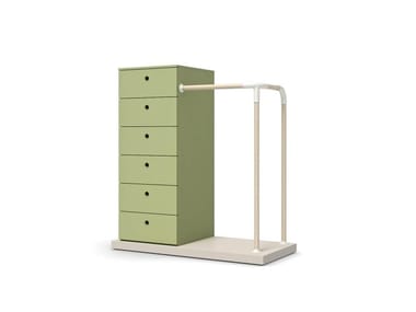 LOOP SYSTEM - Bench with drawers by Nidi