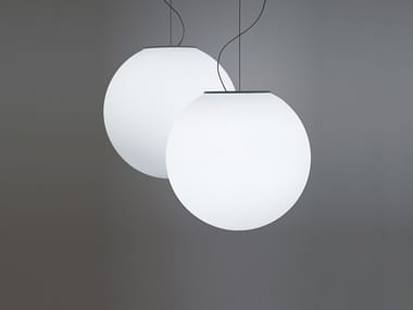 LUMI SFERA - Glass pendant lamp by Fabbian