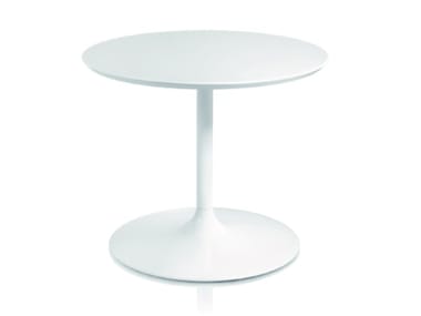 MALÈNA - Round laminate coffee table by Alma Design
