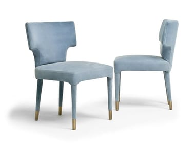 MARTINICA - Upholstered velvet chair by Fratelli Boffi