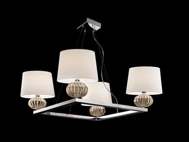 MATRIOSKA - Venetian crystal pendant lamp by Barovier&Toso