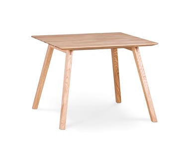 MONK - Square solid wood table by Prostoria