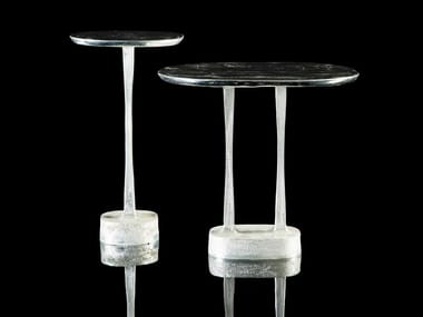 MUSHROOM - Silver high side table by Henge