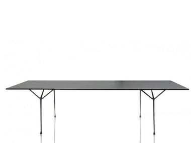 OFFICINA - Galvanized plate table by Magis