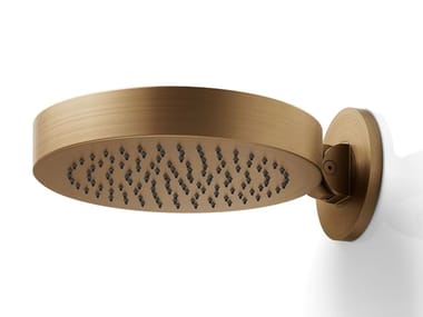 ORIGINI - Wall-mounted round metal overhead shower by Gessi