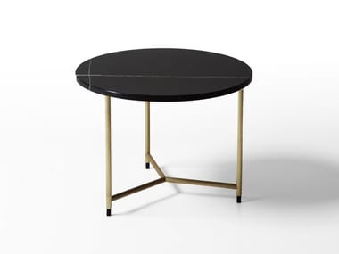PALLADIO - Round marble coffee table by Porro