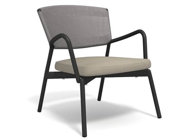 PIPER 027 - Upholstered easy chair with armrests by RODA