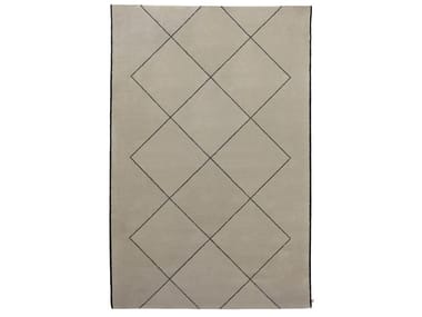 PLATONICO - Handmade rectangular wool rug by Porro