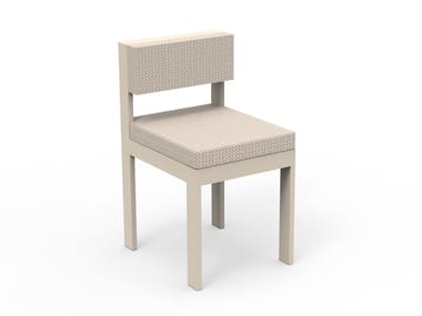 POSIDONIA - Upholstered fabric garden chair by Vondom