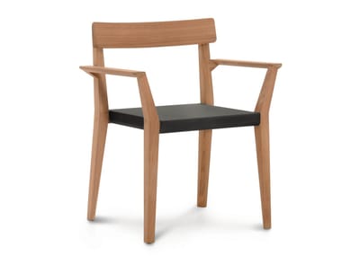 TEKA - Teak and Batyline¢ç garden chair with armrests by RODA
