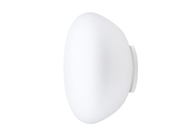 LUMI POGA - Glass wall lamp by Fabbian