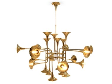 BOTTI - Brass chandelier by Delightfull