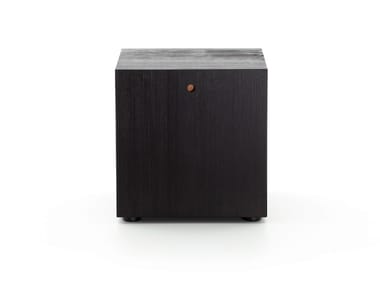 OFFSHORE - Square wooden bedside table by Porro