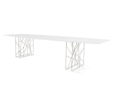 SYNAPSIS - Design steel table by Porro