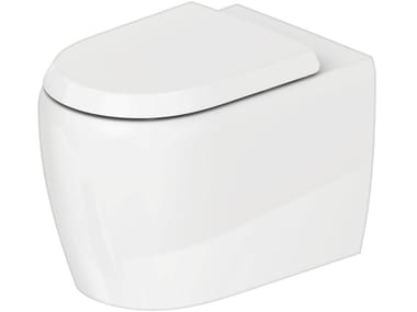 QATEGO - Floor mounted ceramic toilet by Duravit