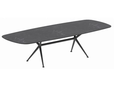 EXES - Rectangular ceramic garden table by Royal Botania