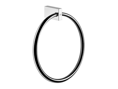 RETTANGOLO - Brass towel ring by Gessi