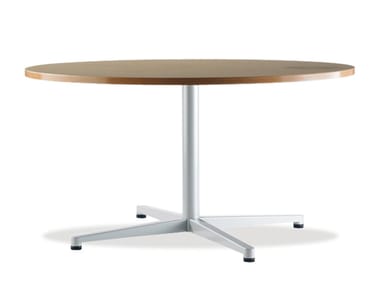 TWIN - Round table with 4-star base by Casala
