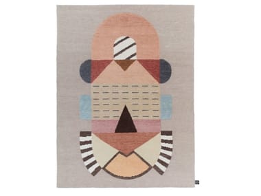 CARTESIO - Patterned handmade wool rug by CC-Tapis