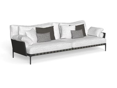 SALINAS - 4 seater fabric garden sofa with removable cover by Talenti