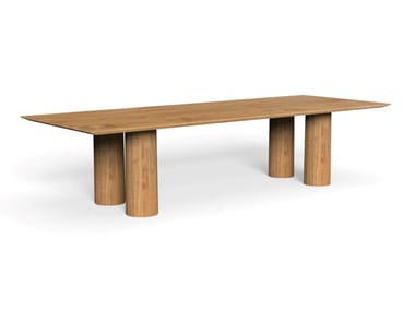 SALINAS - Rectangular wooden garden table by Talenti
