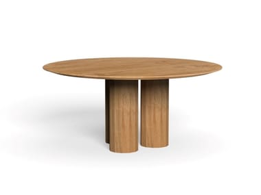 SALINAS - Round wooden garden table by Talenti