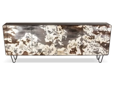 ICARO - Wooden sideboard with doors by Cantori