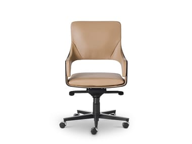 SILHOUETTE - Swivel executive chair with 5-spoke base with armrests by I 4 Mariani