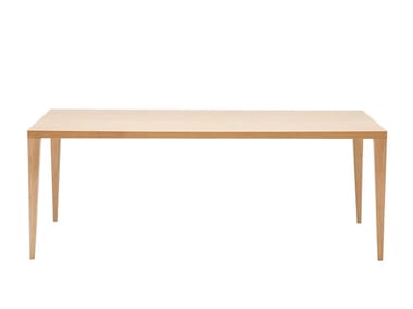 SISTEMA SP BM7165 - Beech Table leg by Andreu World