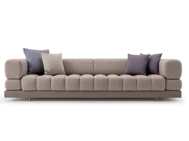 DOMUS - 3 seater fabric sofa by Turri