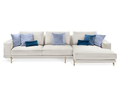 MILTON - Sectional sofa with chaise longue by Sicis