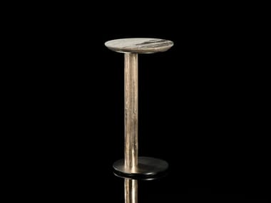 TWISTABLE - Round stone side table by Henge
