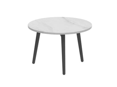 STYLETTO - Round ceramic garden side table by Royal Botania