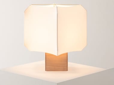 BALI - Bamboo fibre table lamp by Danese Milano